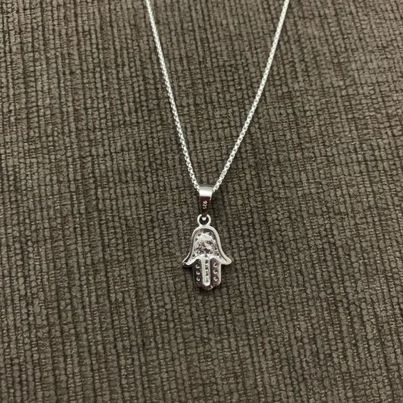 925 Sterling silver evil eye necklace - Picture 3 of 4